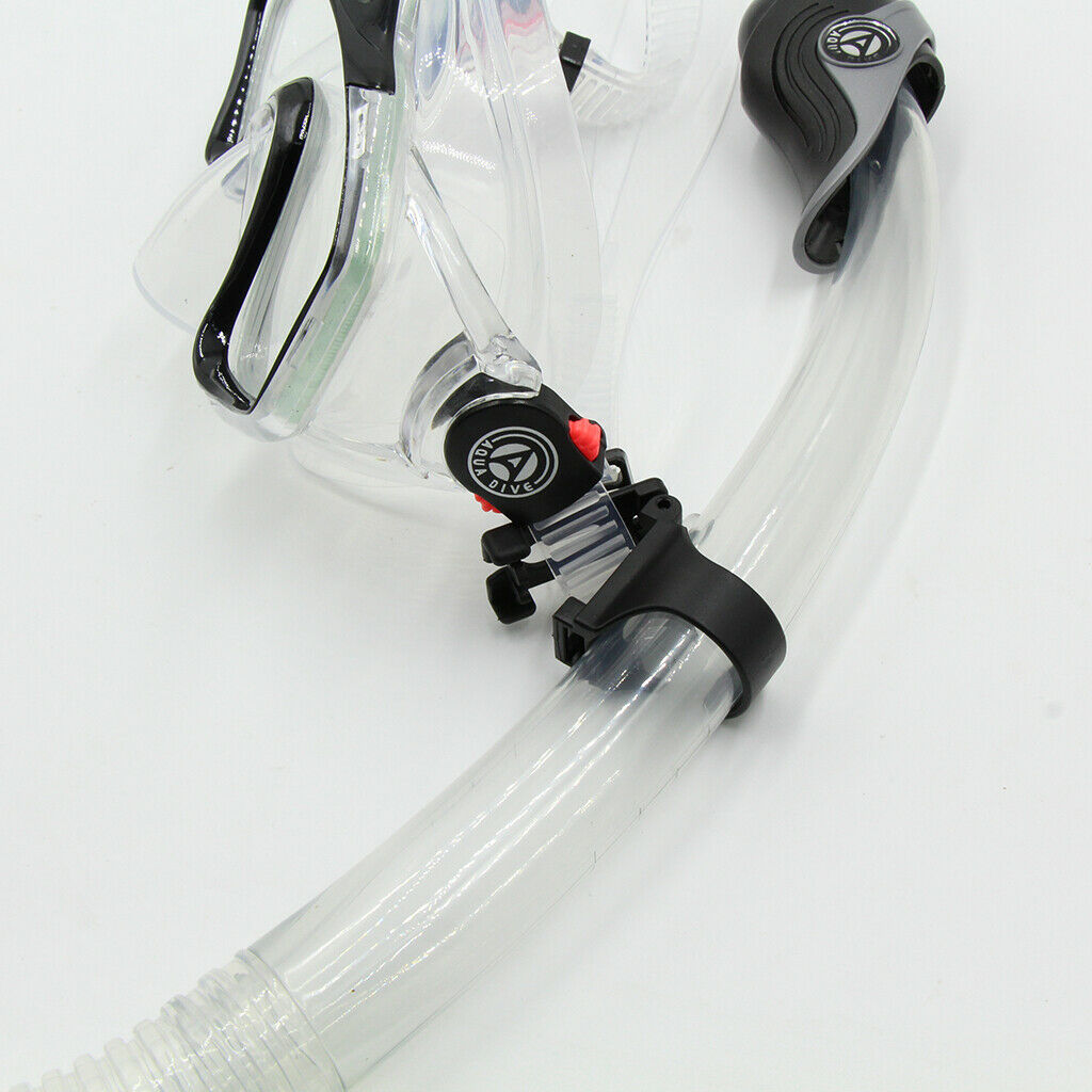 Pack of 2 Universal Dive Snorkel Clip Keeper Plastic Breath Tube Holder