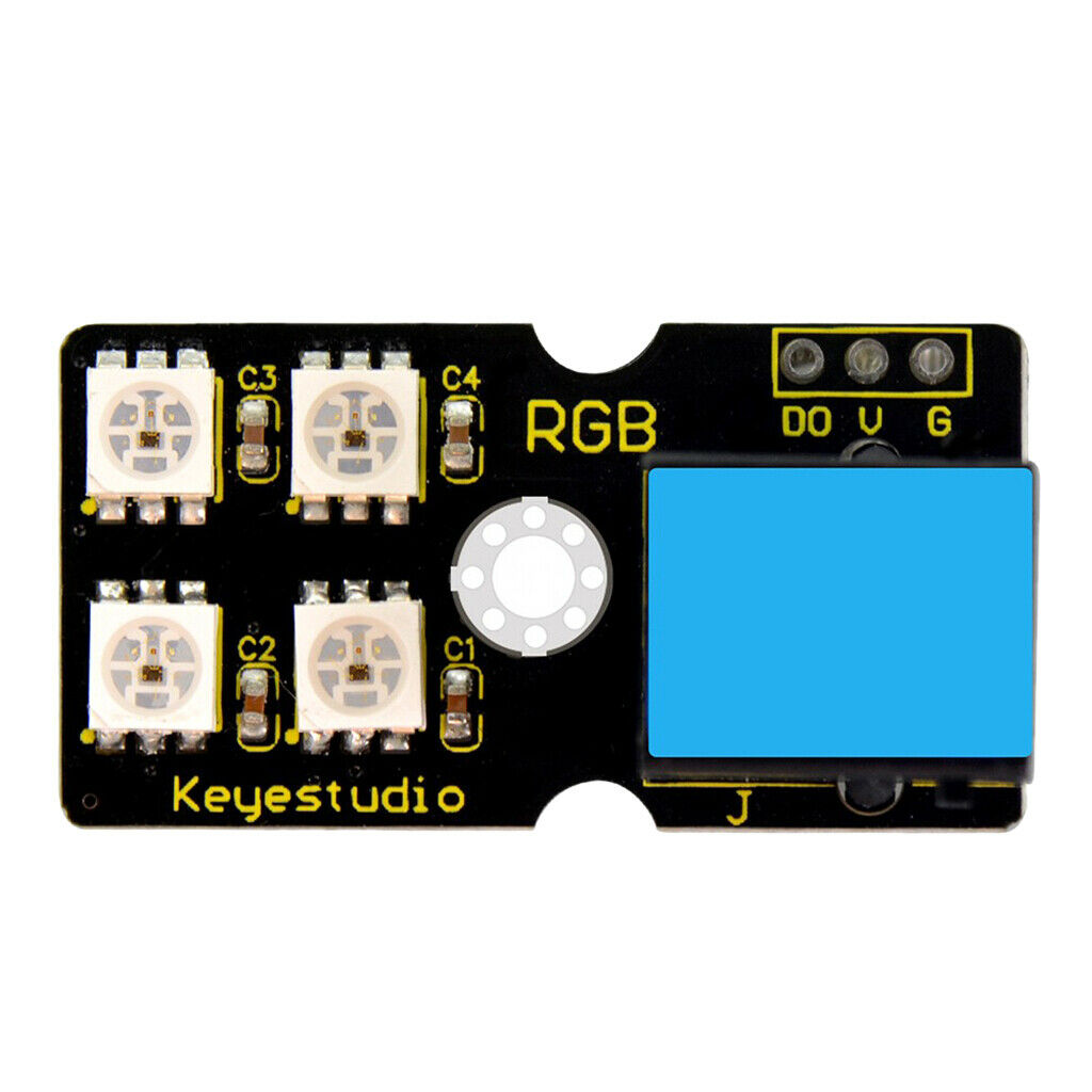 2812 2x2 Full Color RGB LED Pixel Module Controller SMD 5050 (DC5V 0.1W)