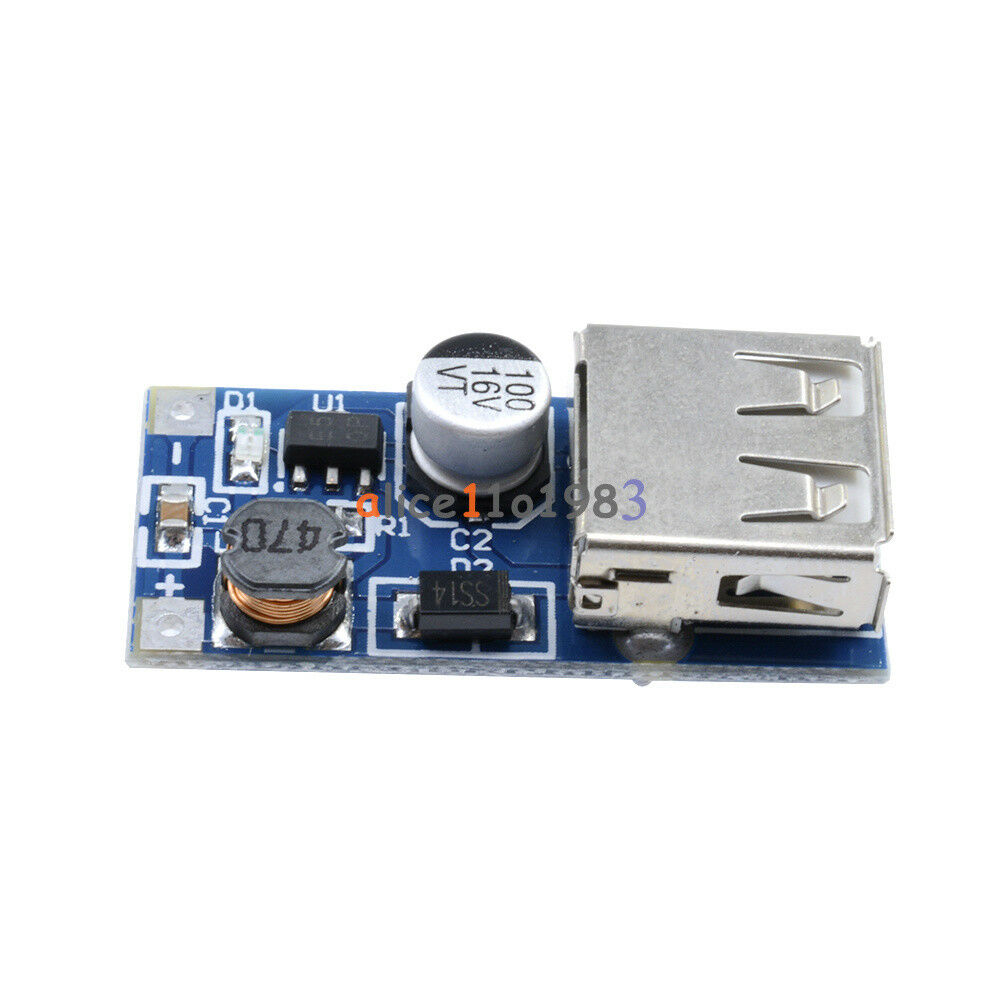 3PCS PFM Control DC-DC USB 0.9V-5V to 5V dc Boost Step-up Power Supply Module