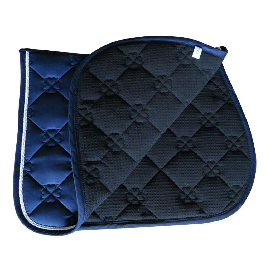 Lots 2 Saddle Pad Equestrian Bareback Jumping Performance Equipment Red+Blue