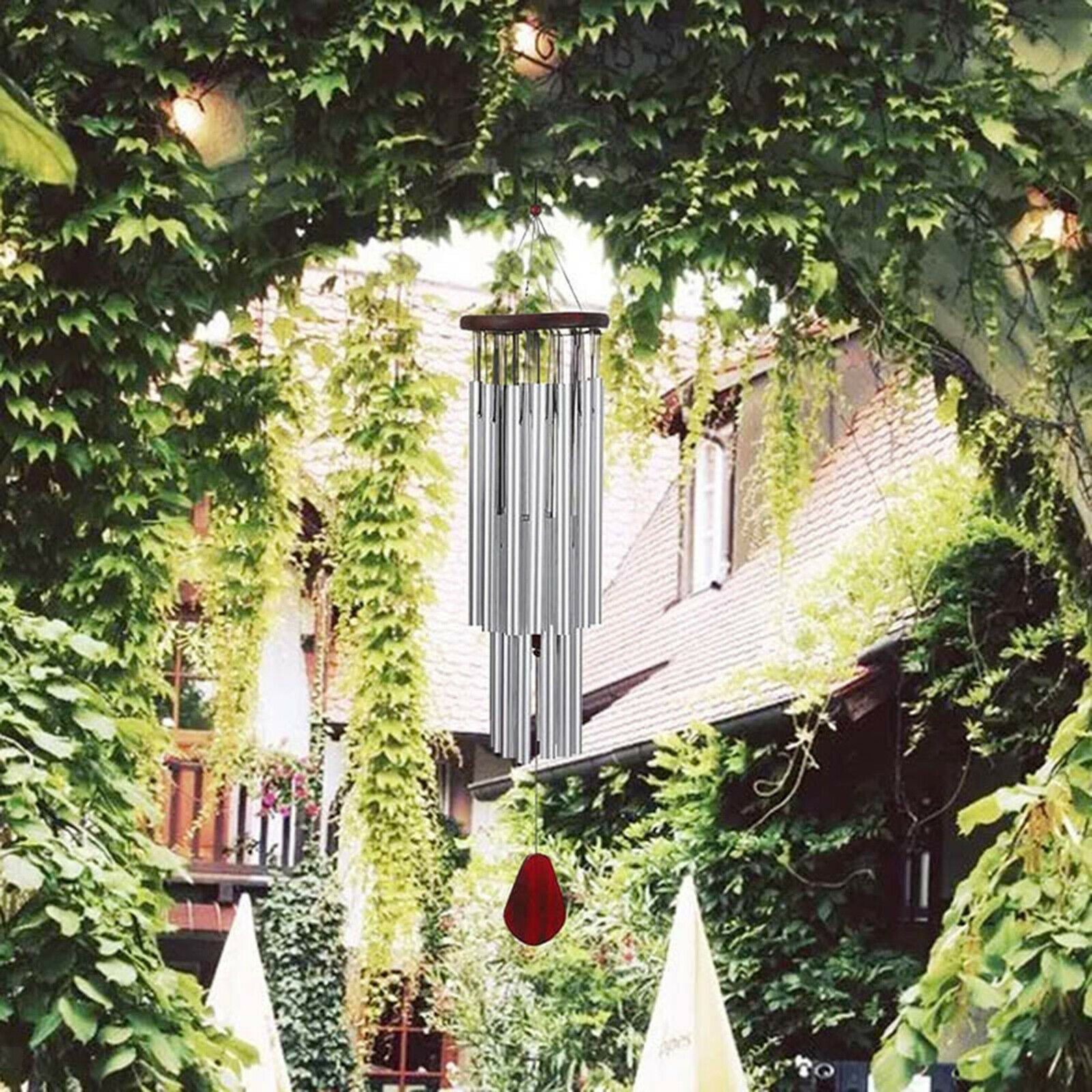 Outdoors Deep Tone 27 Tubes Wind Chimes Sympathy Soothing Melodic Tones