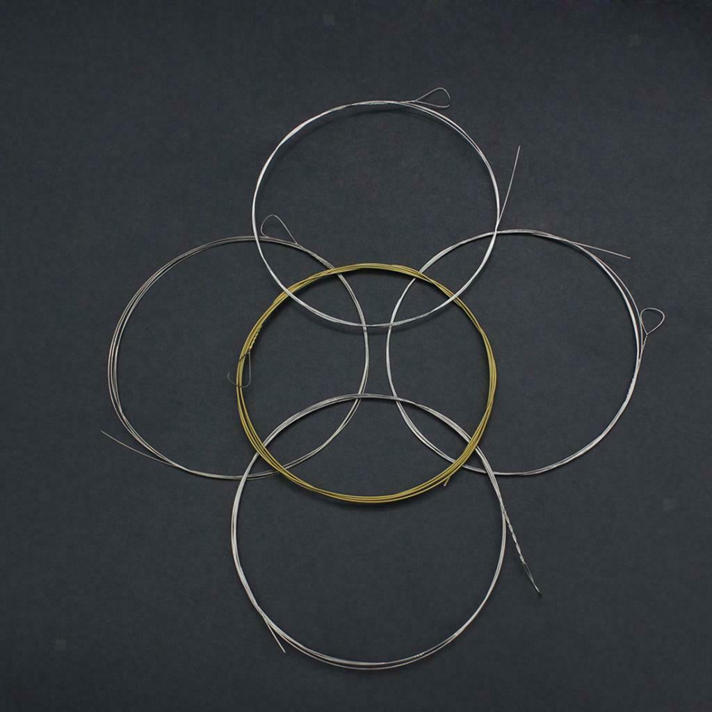 5pcs Banjo String Stainless Steel Bronze Replacement 5-String Strings BJ12