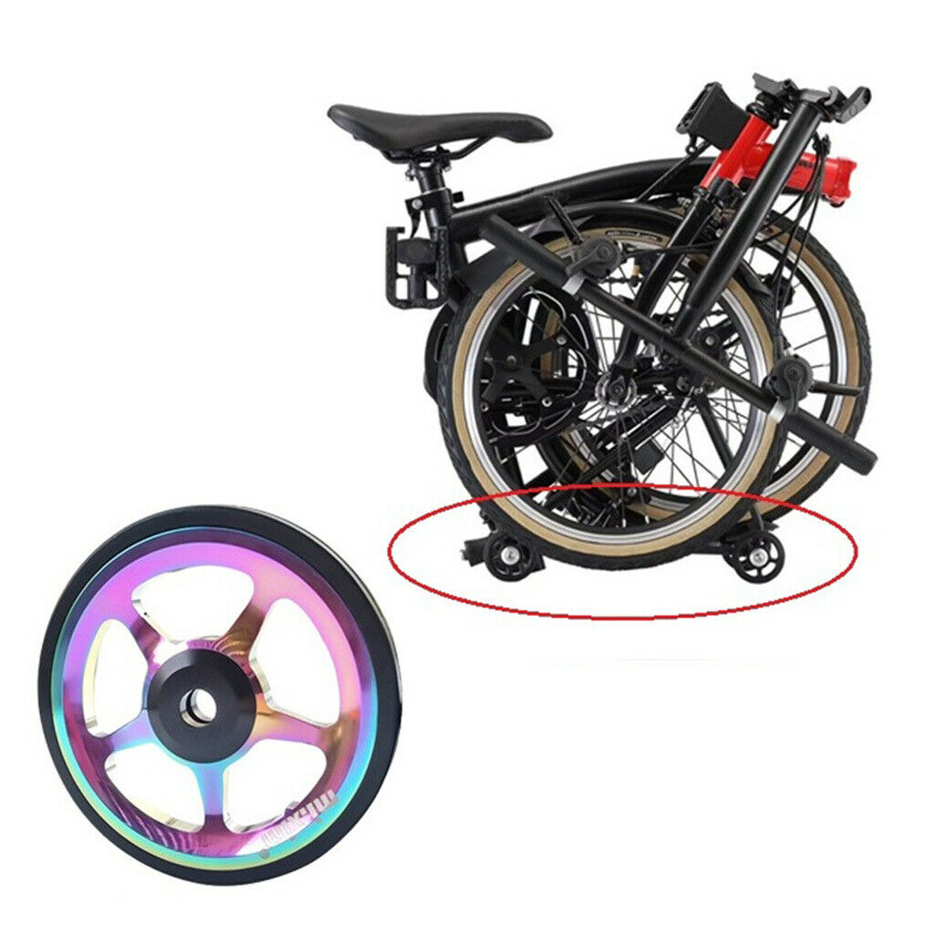 Folding Bike Easy Wheel for   Bicycle Carrying Transport Easywheel Carry