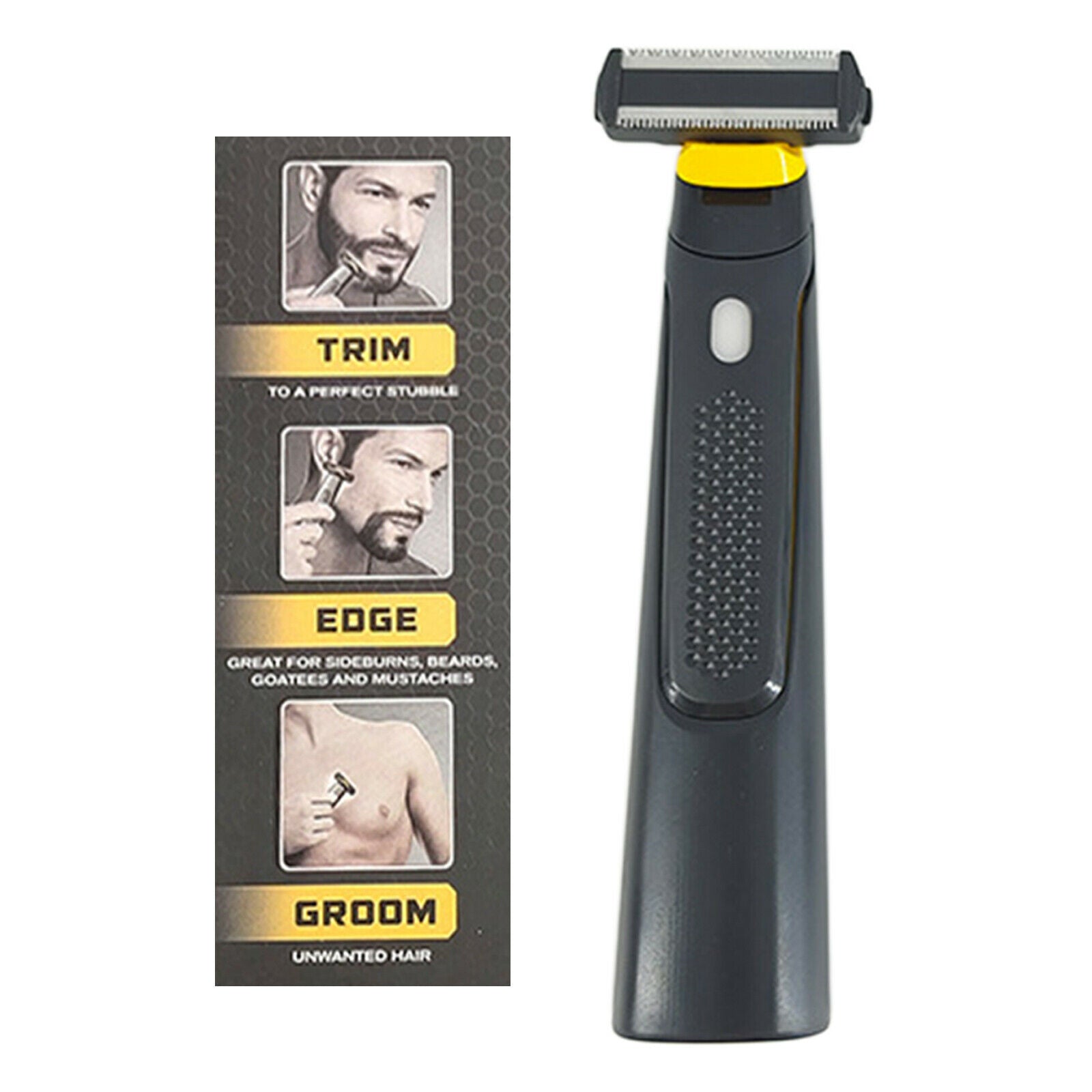 Facial Hair Trimmer Shaver Clipper Cleaner Hair Removal Battery Powered