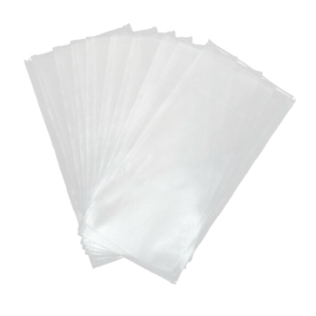 4X 50pcs PVA Bag Fishing Tackle Carp Bait Dissolving Bags Pouch Sack  12x6cm