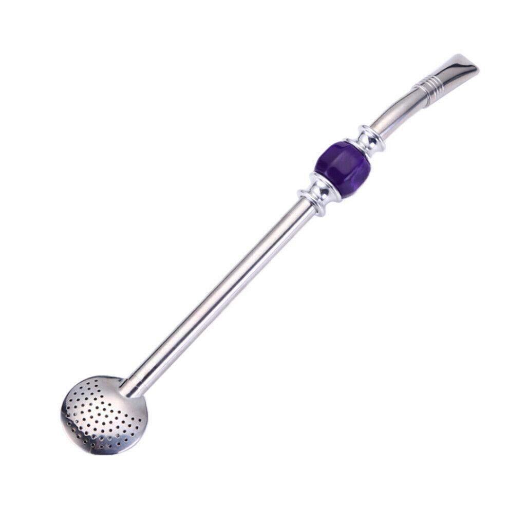 21cm drinking straw, straws, sieve spoon with cleaning brush for latte