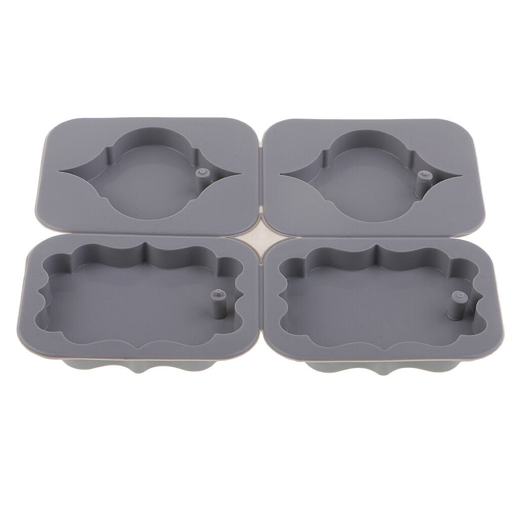 Silicone Handmade Aroma Wax Candle Soap Mould Fondant Cake Chocolate Mold