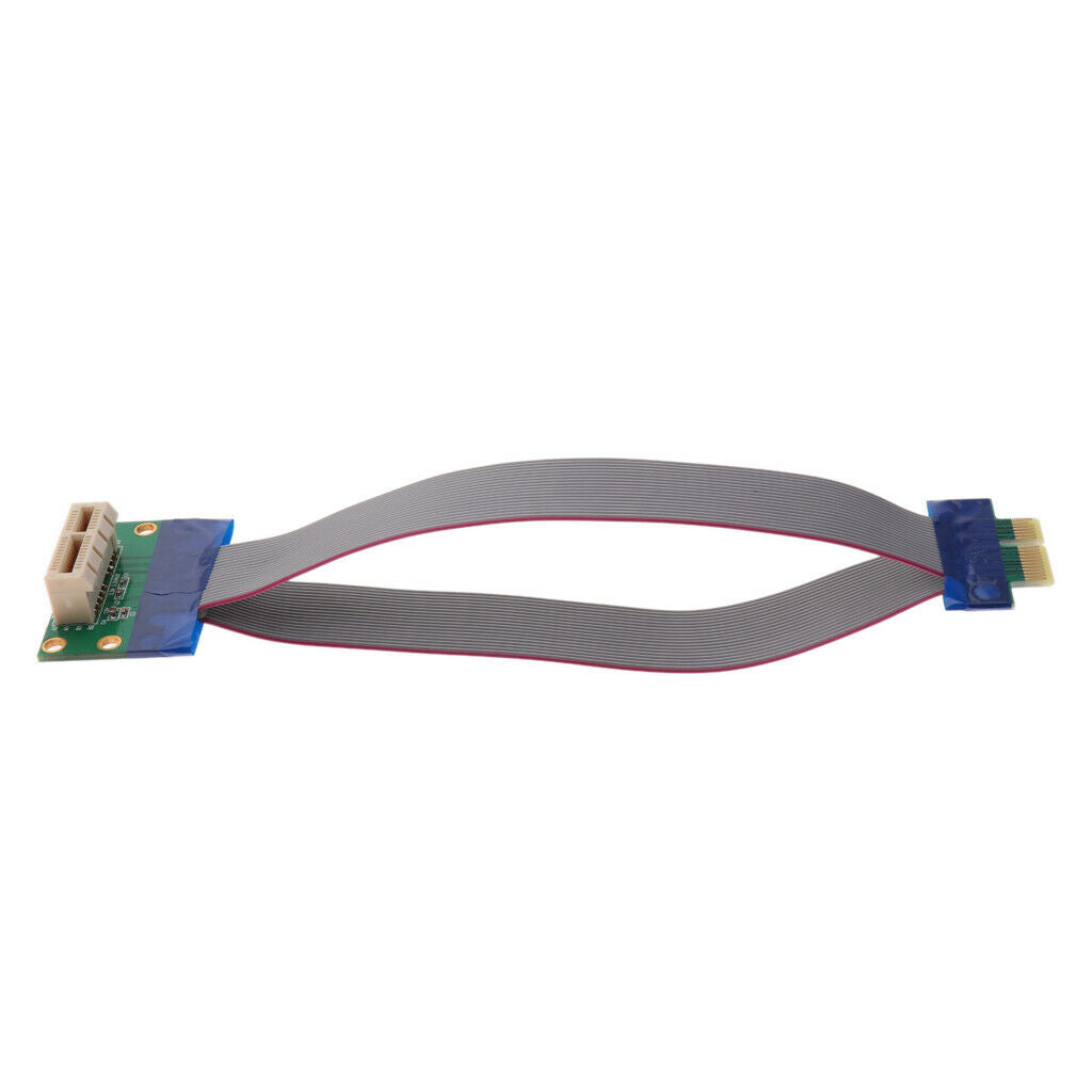 1Piece PCI-E  1X Riser Card Extender Flexible Cord Ribbon Cable
