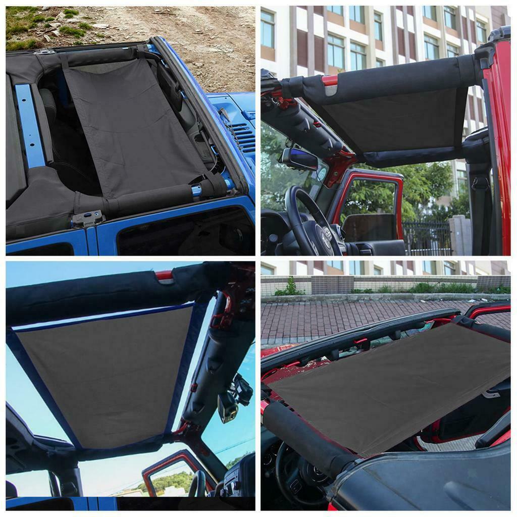 Car Roof Hammock Sun Shade Fit for Jeep Wrangler LJ YJ TJ JK JKU JL JLU