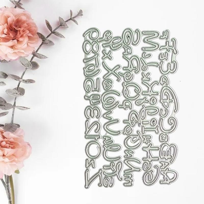 Letters Number Metal Cutting Dies Stencil DIY Scrapbooking Album Paper Template