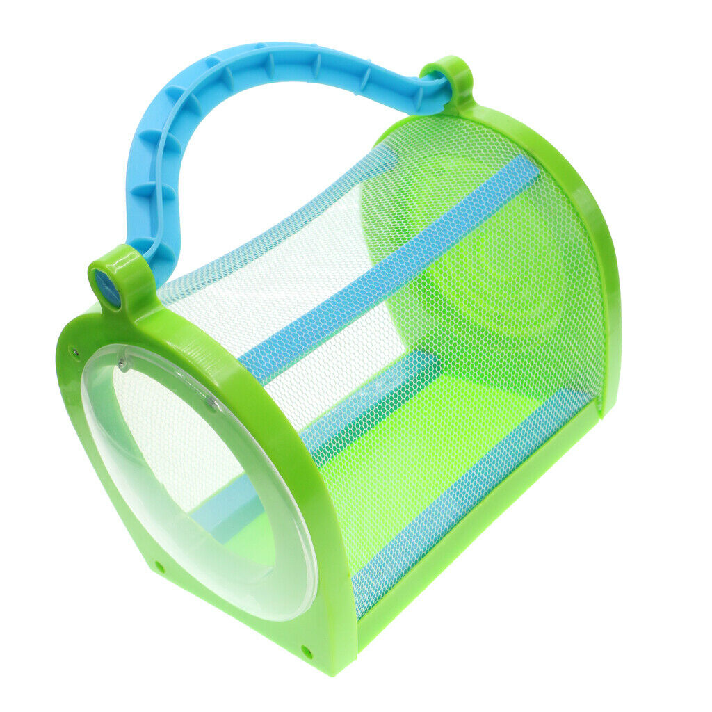 2x Insect Net Box Grasshopper Stick Butterfly Cylindrical Pop-up Cage Habitat