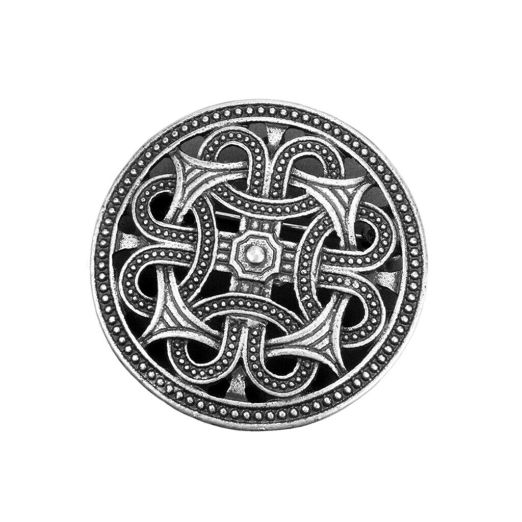 Set of 8 Retro Norse Viking Symbol Brooch Nordic Cloak Shawl Pins Corsage