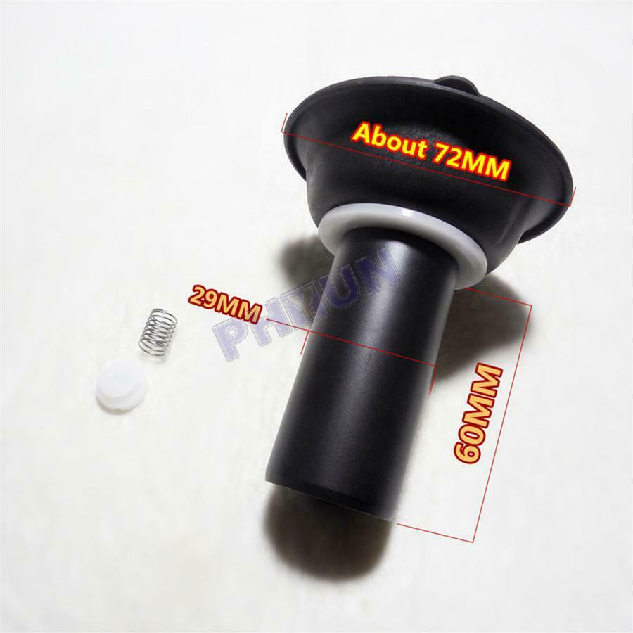 For Yamaha XV400 XV500 Vmax1200 VMX12 Diaphragm Carburetor Vacuum Piston Black