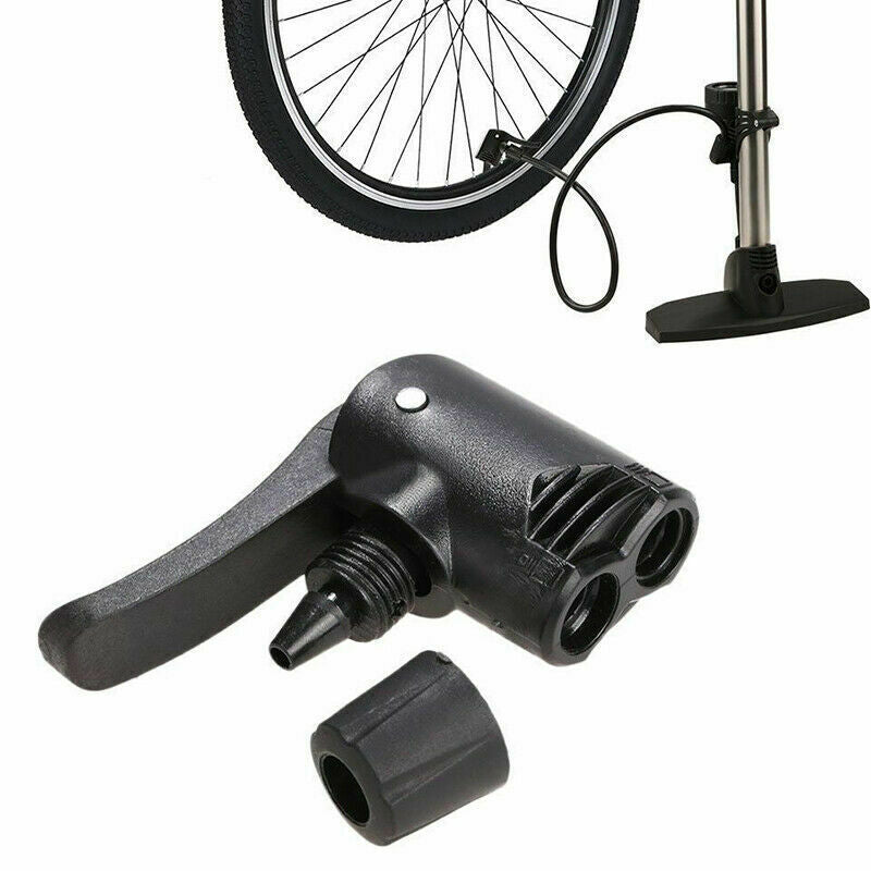 Bike Cycle Tyre Tube Replacement Presta Dual Head Air Adapter Valve Pump S5R1