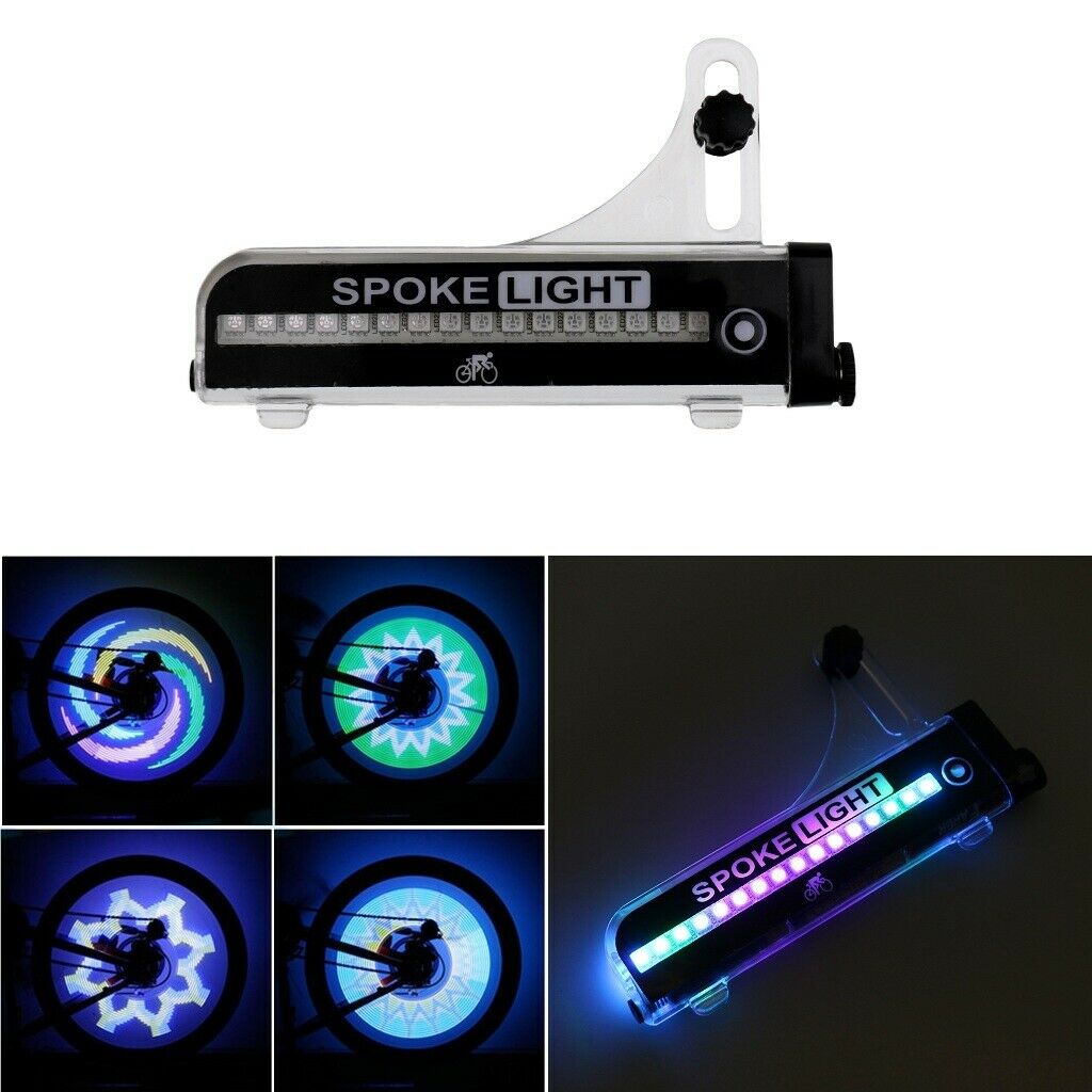 New Bicycle Wheel Lightrs 32 LED Colorful Bike Spoke Lights 21 Patterns
