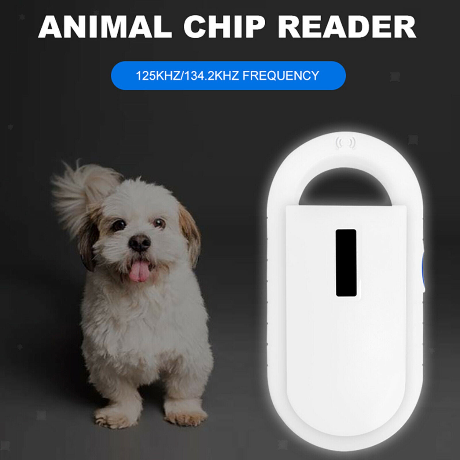 Animal Pet Chip Scanner EMID Digital Tag Reader FDX-B for Dogs Cats Horse