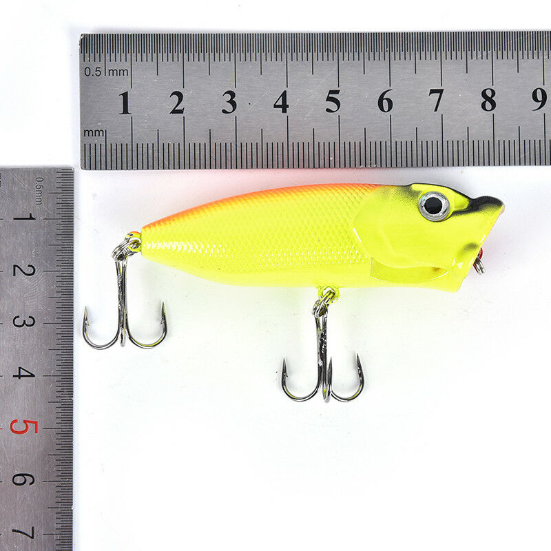 7cm 12g fishing lures hard baits artificial popper crankbait wobblers bai.l8