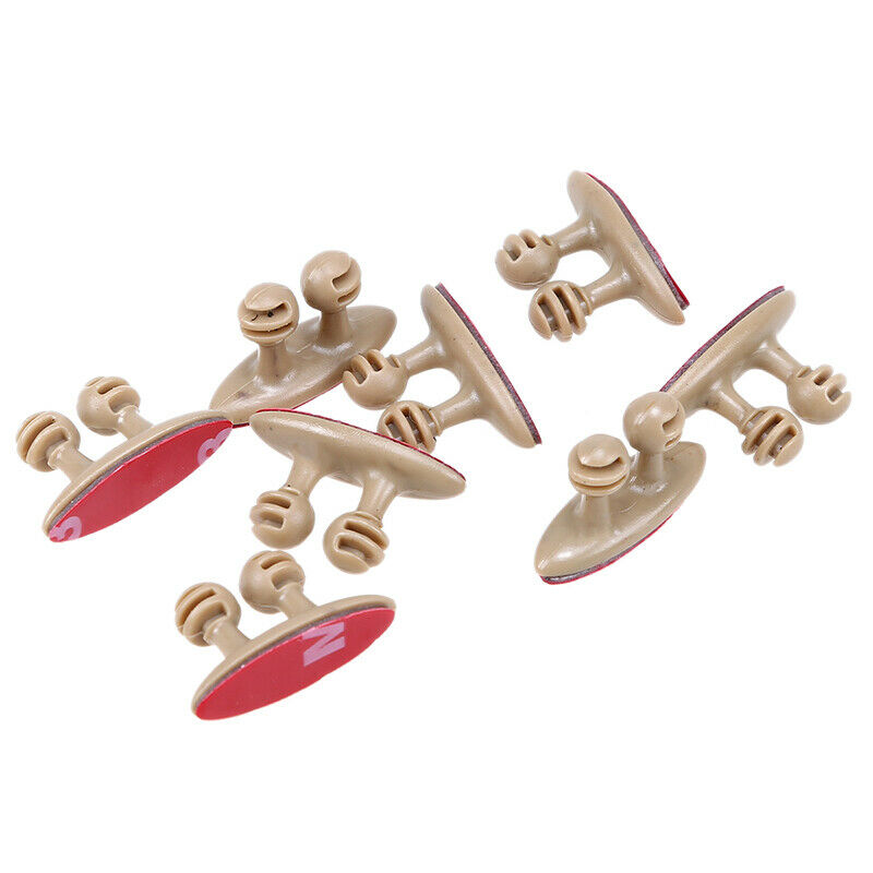 32PCS Cable Clips Management Holder Cord Wire Line Organizer Headphone Bracket