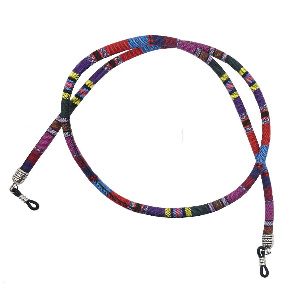 2x Boho Cotton Eyeglass Strap Rope Retainer Ethnic Spectacle Lanyard 28''