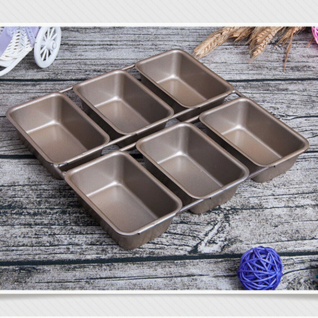 Mini Loaf Pan Non-Stick Carbon Steel Loaf Baking Mold Baking Tools 21.8x21cm