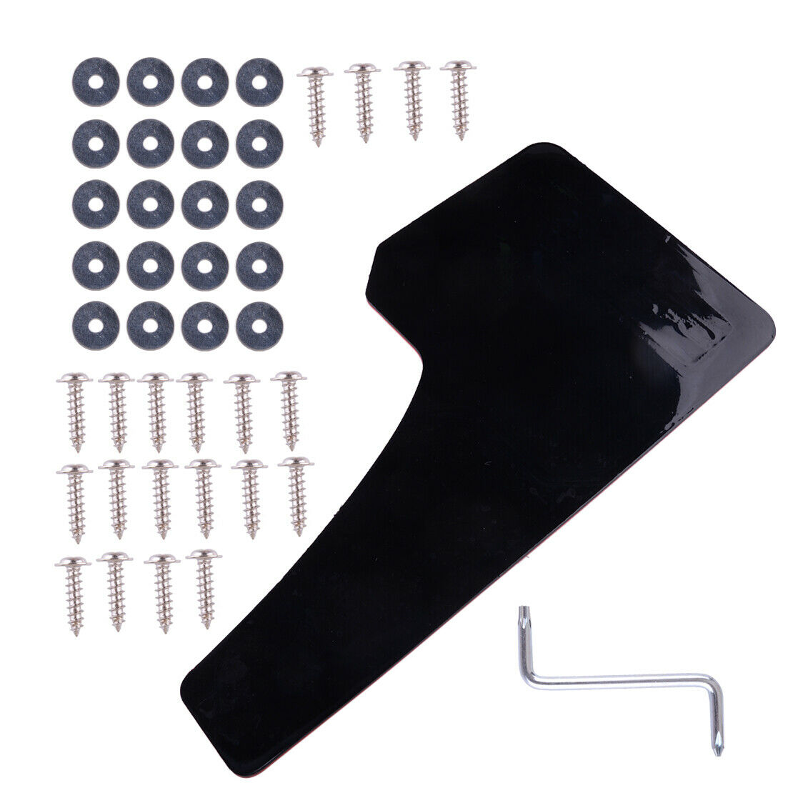 Black Rubber Car Fender Protector Mud Flaps Splash Guard Set