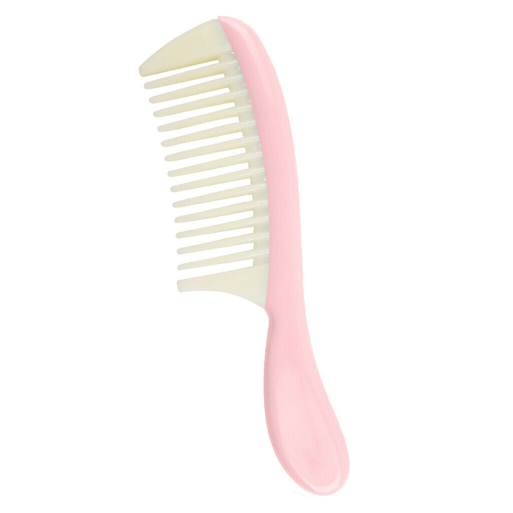 18.5cm Durable Barber Styling Wide Teeth Comb Hairdressing Detangling Comb -