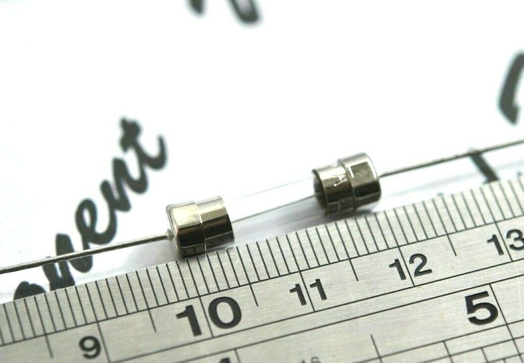 10pcs - Littelfuse T 5A 250V 5x20mm Pigtail Slow Blow Glass Fuse - 218 series