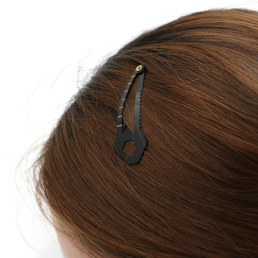 Multifunction women self protect hairpin outdoor pocket tool screwdriv key.l8