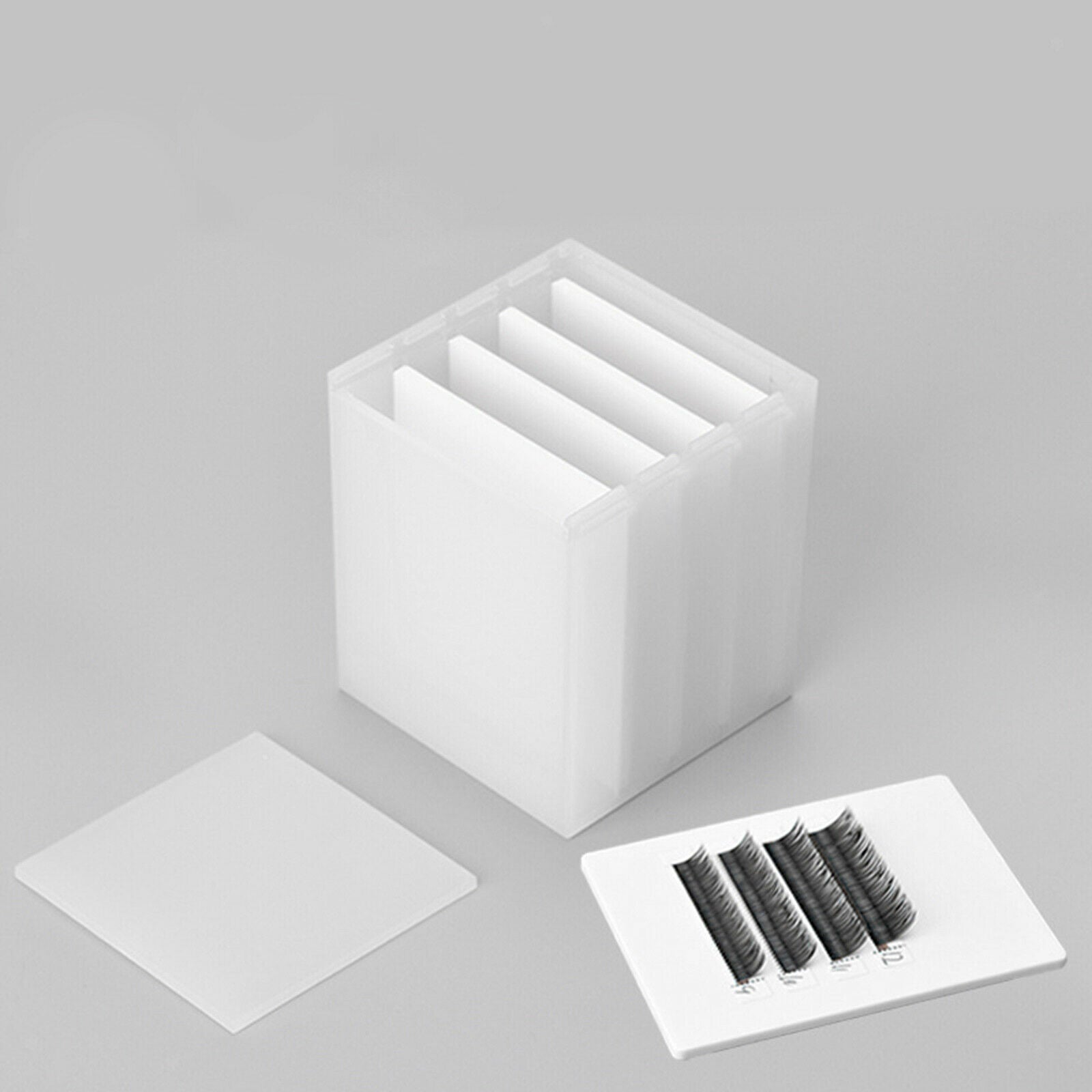 Compact Eyelash Storage Box Case Makeup Display for Grafting Eyelash Travel