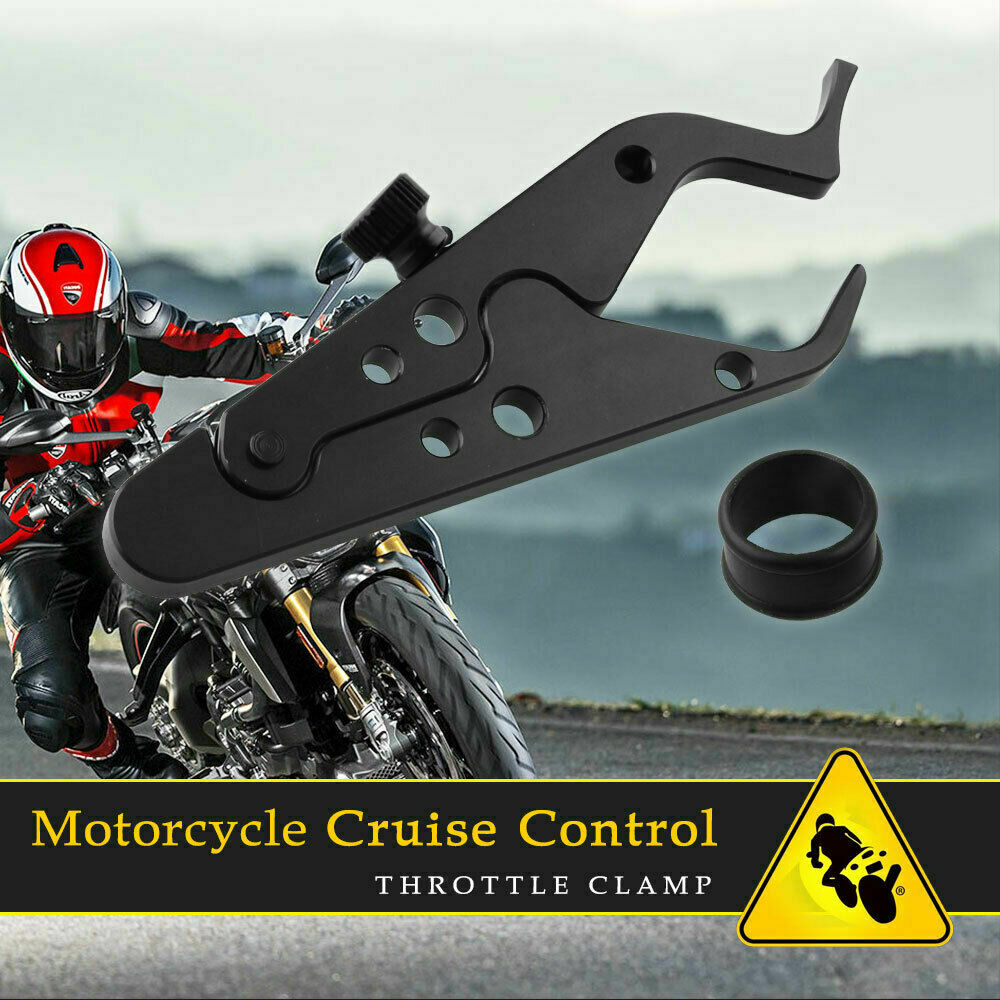 Universal Motorcycle Cruise Control Throttle Lock Assist Retainer Wrist Grip