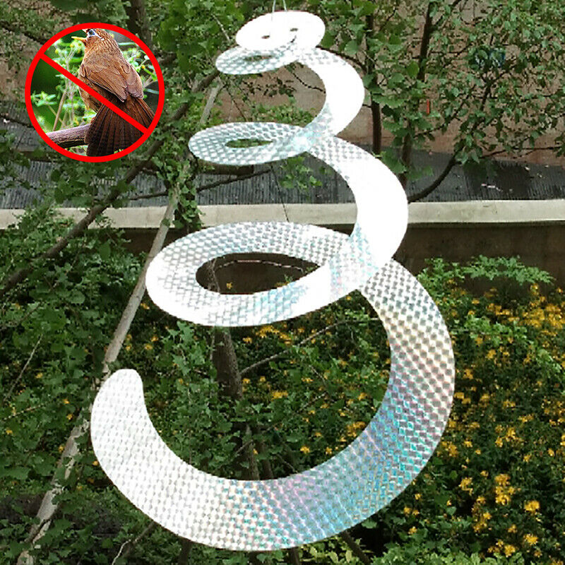Bird Scare Tape Repellent Reflective Pigeons Ribbon Deterrent Tapes Bird Sc CLDF
