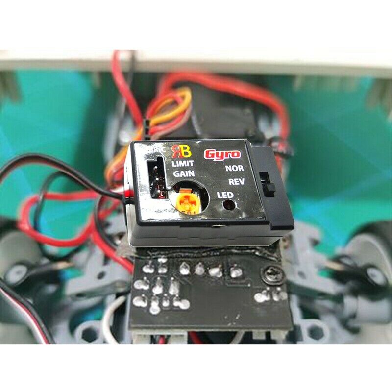 Mini Gyro Gyroscope for WPL D12 1/10 RC Car Drift Racing Car Stee Output IntegY7