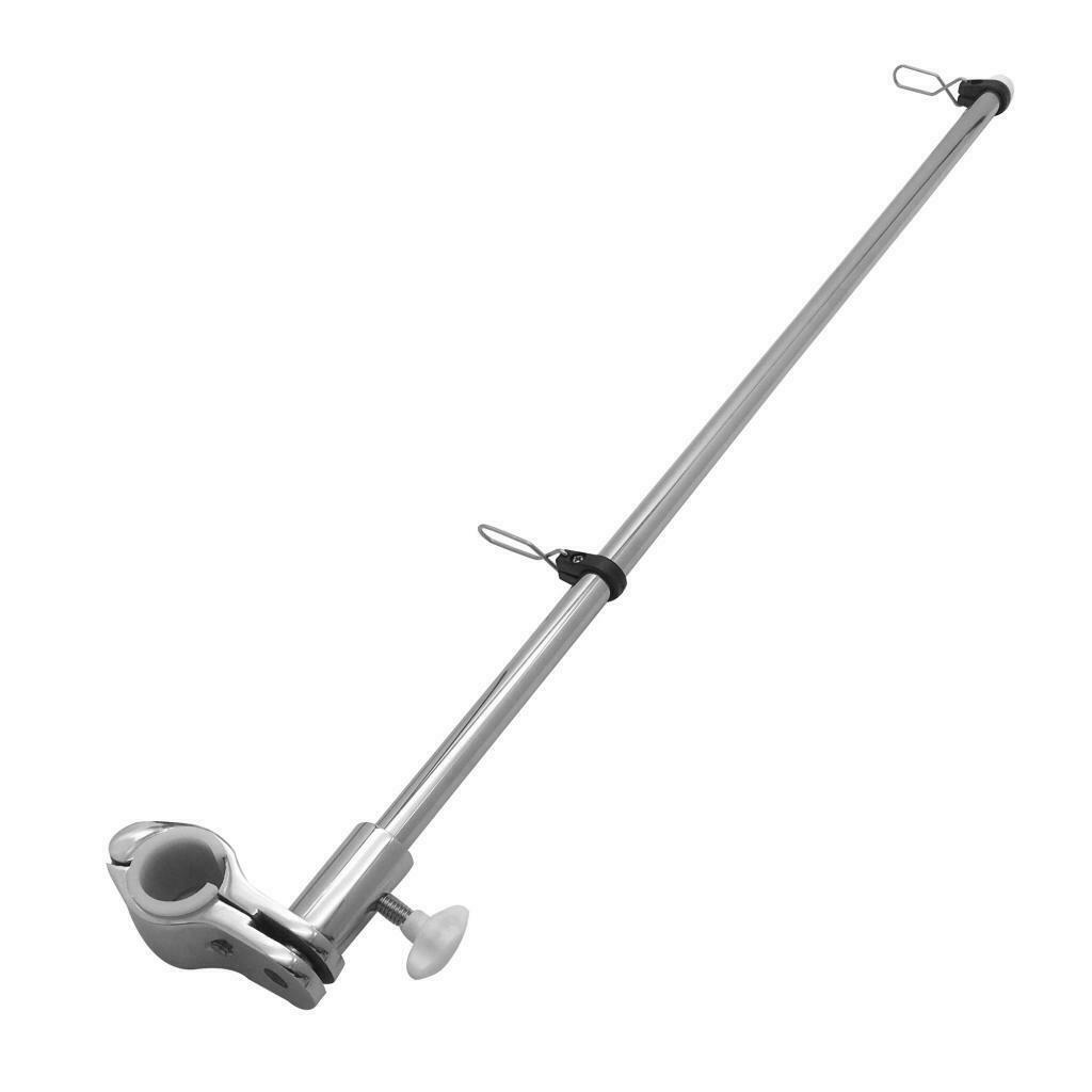Marine Grade Stainless Steel Flag Pole Tube ϕ1/2" L:533.4mm RV Fishing