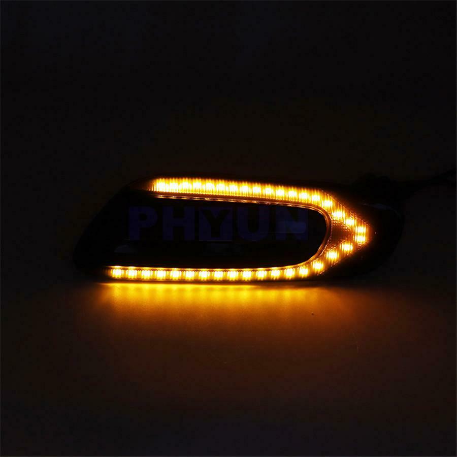 For Mini Cooper 2014-17 F55 F56 F57 Dynamic Flowing LED Side Indicator Lights 2x