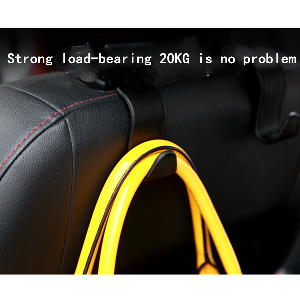 2 Pieces of Auto Parts Internal Portable Hanger Rack Universal Car Seat Hook