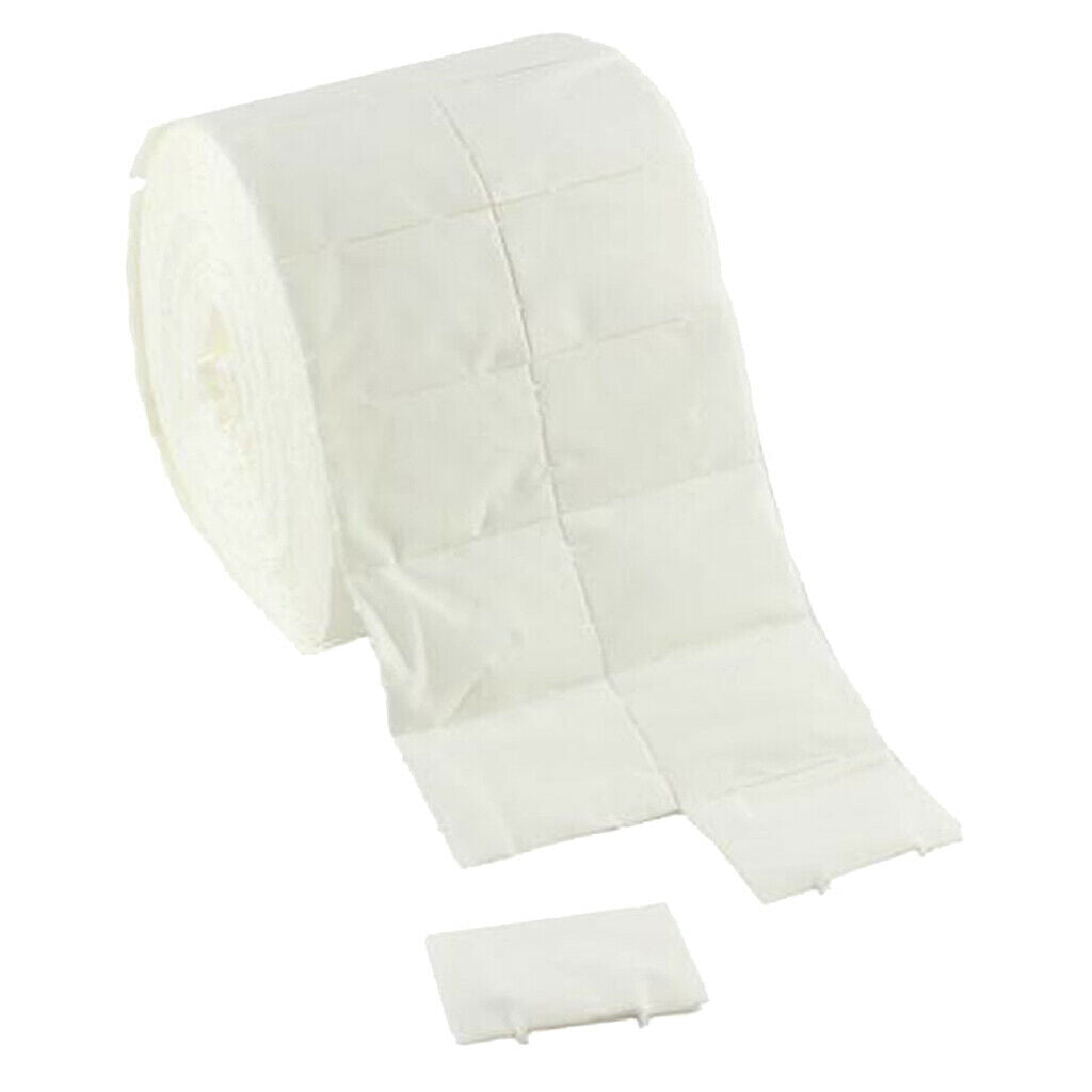 500Pcs /Roll Nail Polish Remover Wraps Pads Nail Art Cleaner Removing Wipers