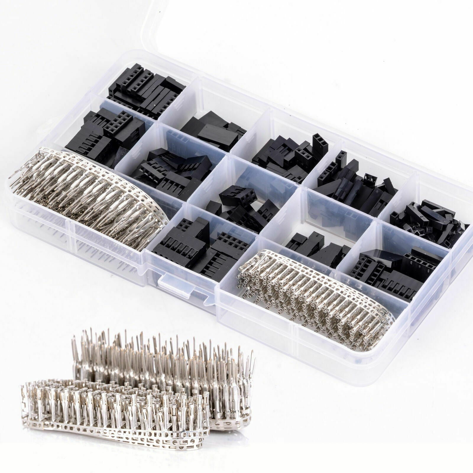 620pcs Dupont Wire Pin Header Connector Housing Kit and M/F Crimp Pins