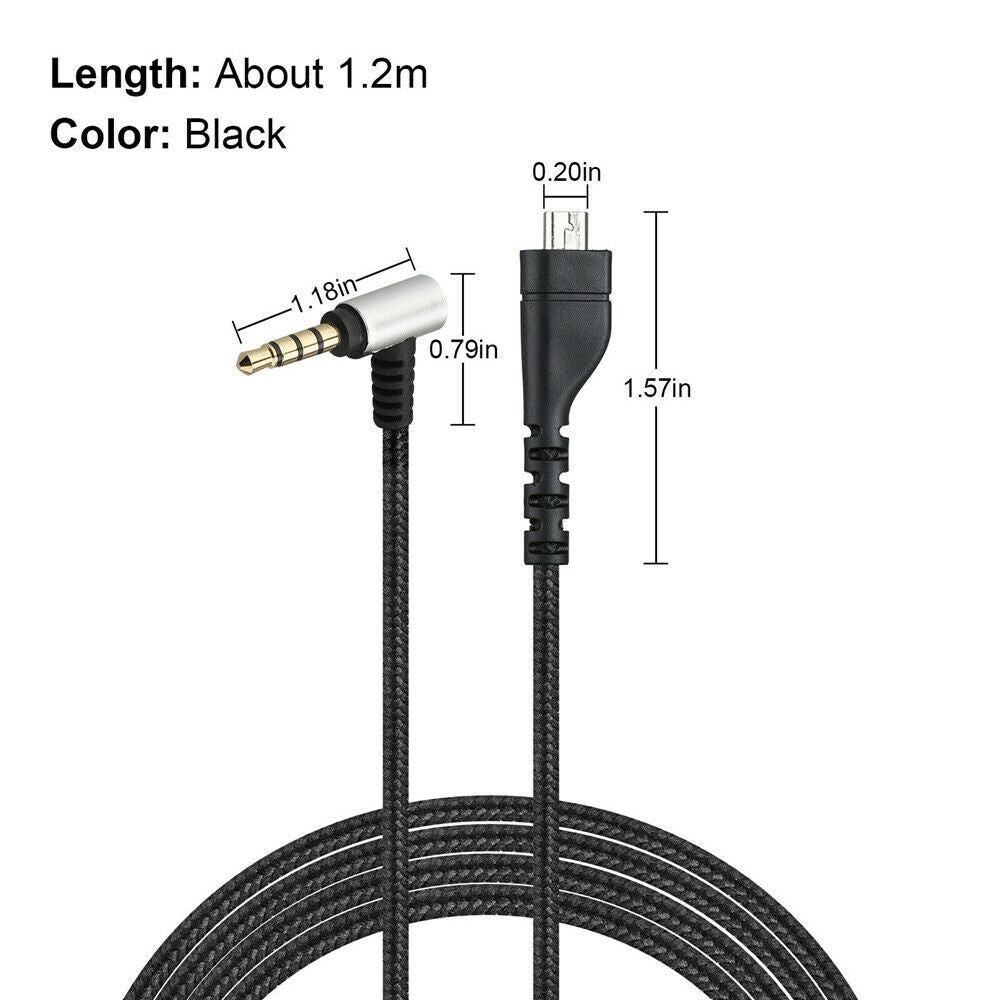 Earphone Audio Cable Cord Replacement For SteelSeries Arctis 3 5 7 Pro Headset