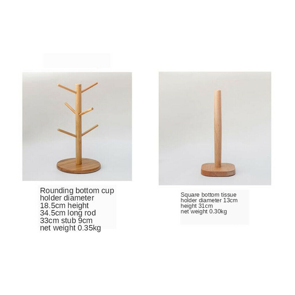 Storage Rack Wooden Creative Tree Branch Cup Holder Household Tea Cup Racks, for