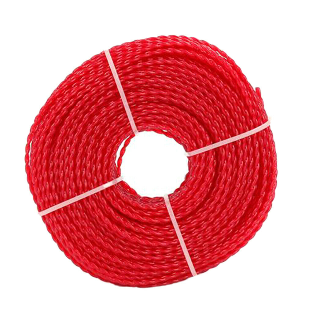 50m Nylon Trimmer Line Rope Roll Cord Cable Wire Grass Strimmer Garden Outdoor