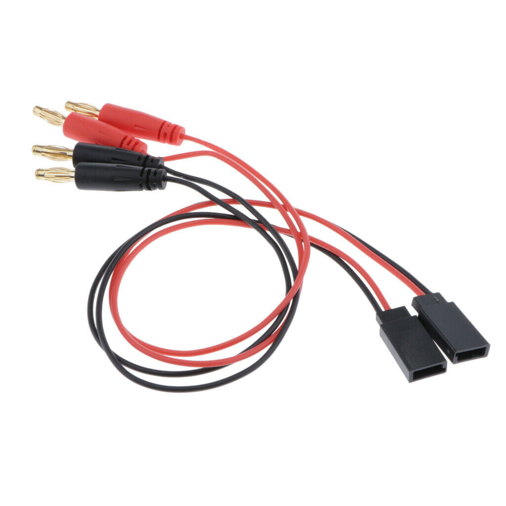 Lots 2 4mm Banana Plug  For Futaba RC Female Head Cable 22AWG Wire Line