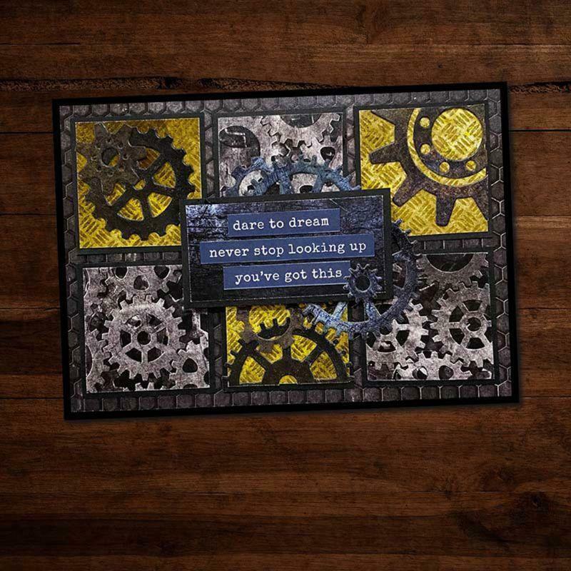 Gears DIY Metal Cutting Dies Stencil Scrapbooking Die Cuts Paper Card Decor