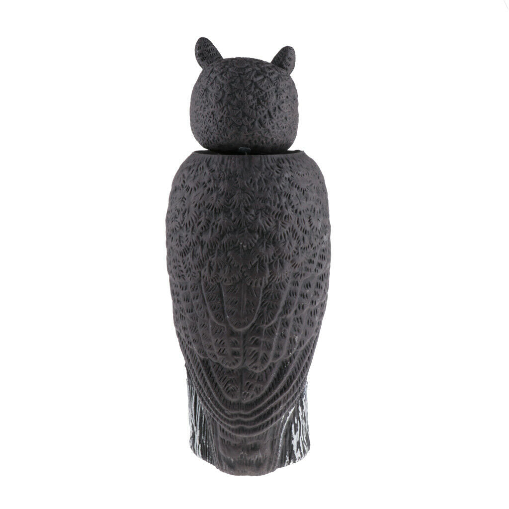 1 Piece Realistic Owl Decoy Statue Hand-Painted Garden Protector, Scares Away