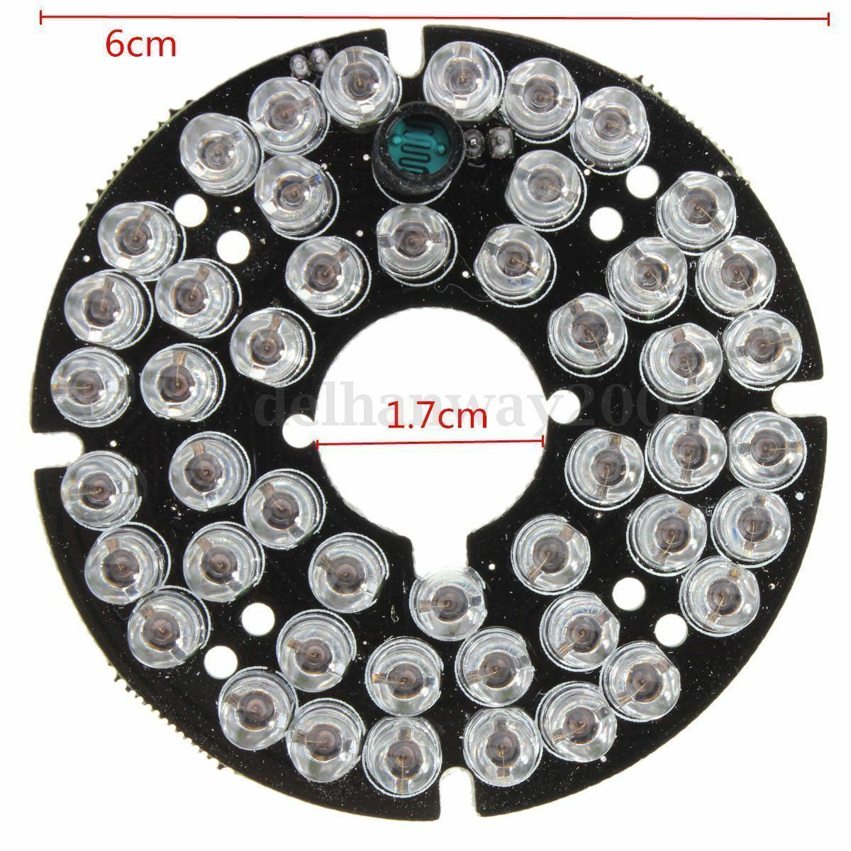 48 LED Ir Infrarouge Illuminateur 60Â° Ampoule Board Pour CCTV SÃ©curitÃ© Photo Dc