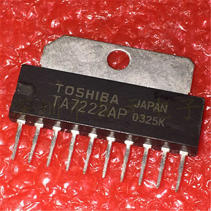 5PCS IC TA7222AP TA7222 ZIP-10 TOSHIBA 5.8W AUDIO POWER AMPLIFIER NEW