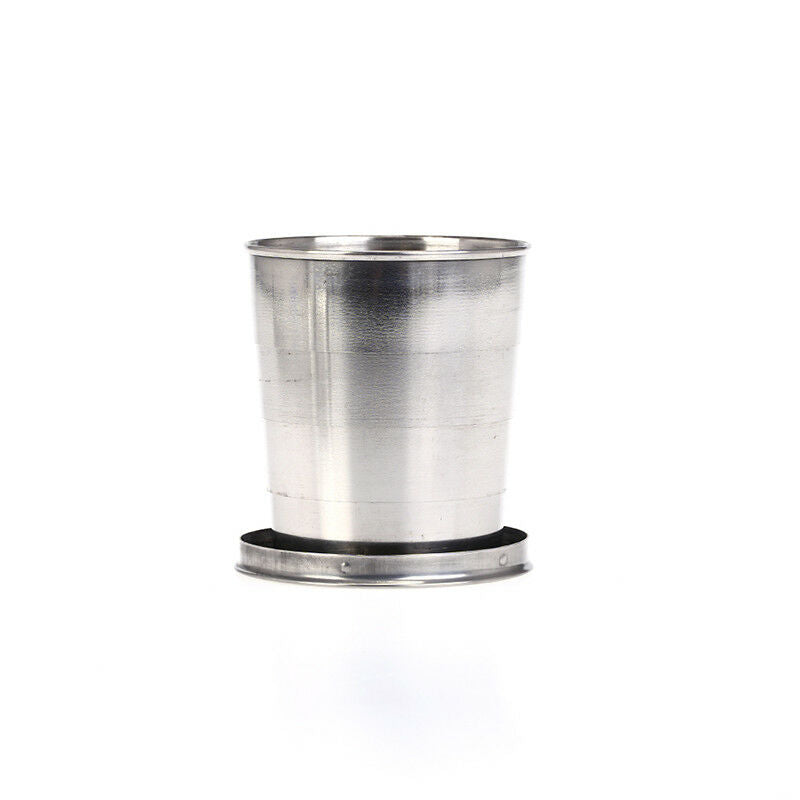 240ml stainless steel portable outdoor travel folding collapsible cup telescBDA