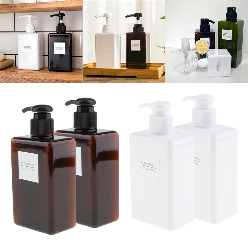 4Pcs/Set 280ml Foaming Soap Dispenser BPA Free PET for Castile Shampoo