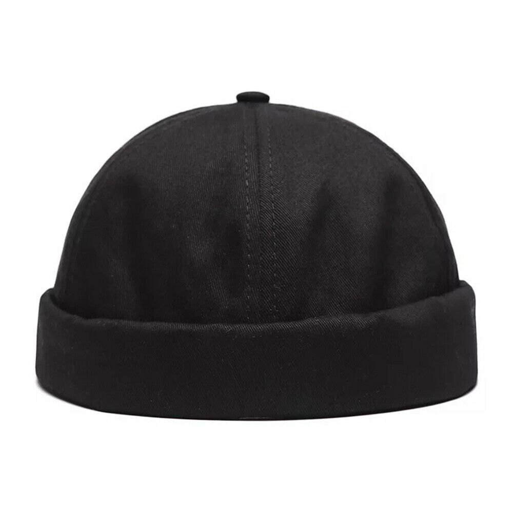 Cap without visor hat trucker biker men sailor hat