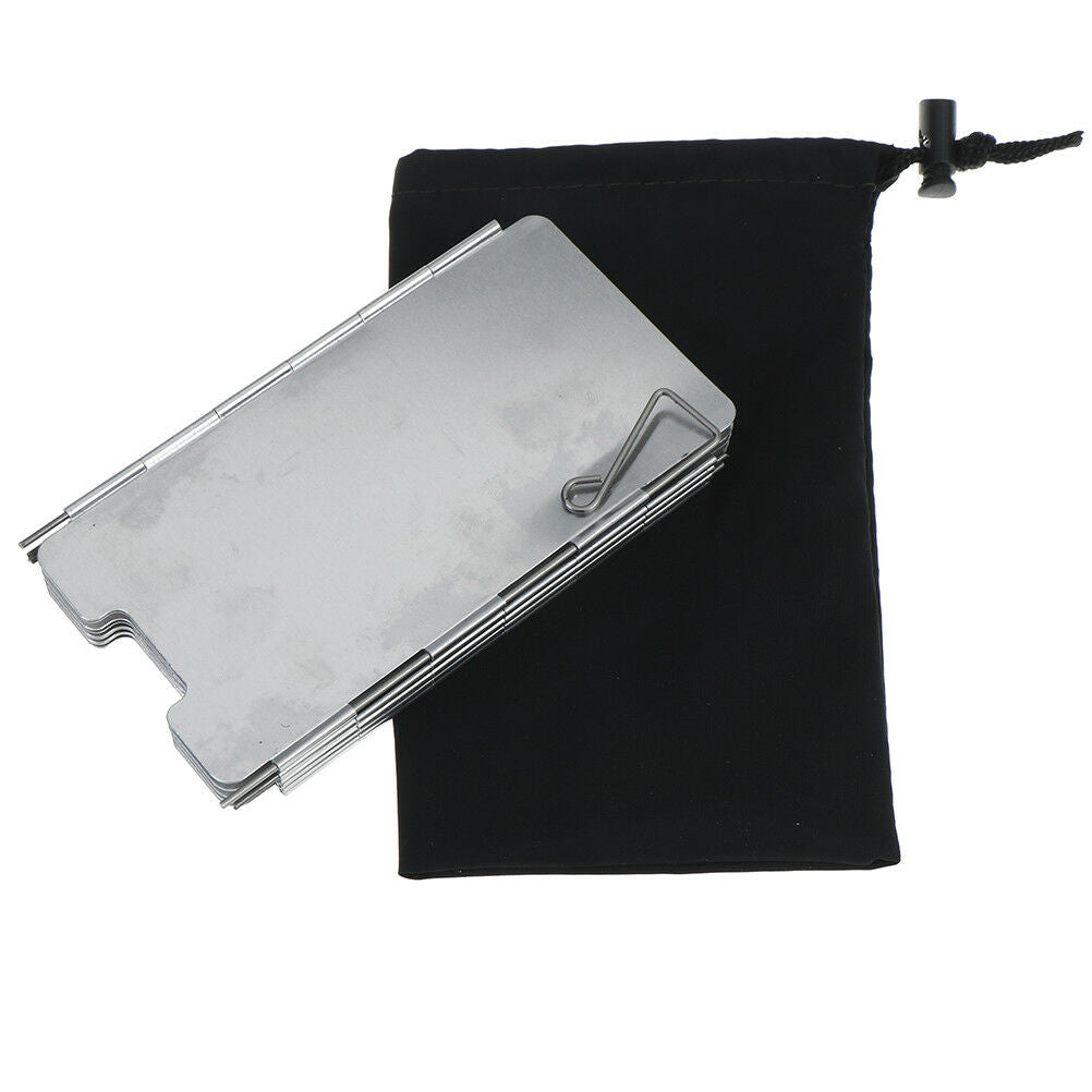 Picnic Wind Guard Cookware Cookout Stove Outdoor Supplies Foldable Wind DEAU
