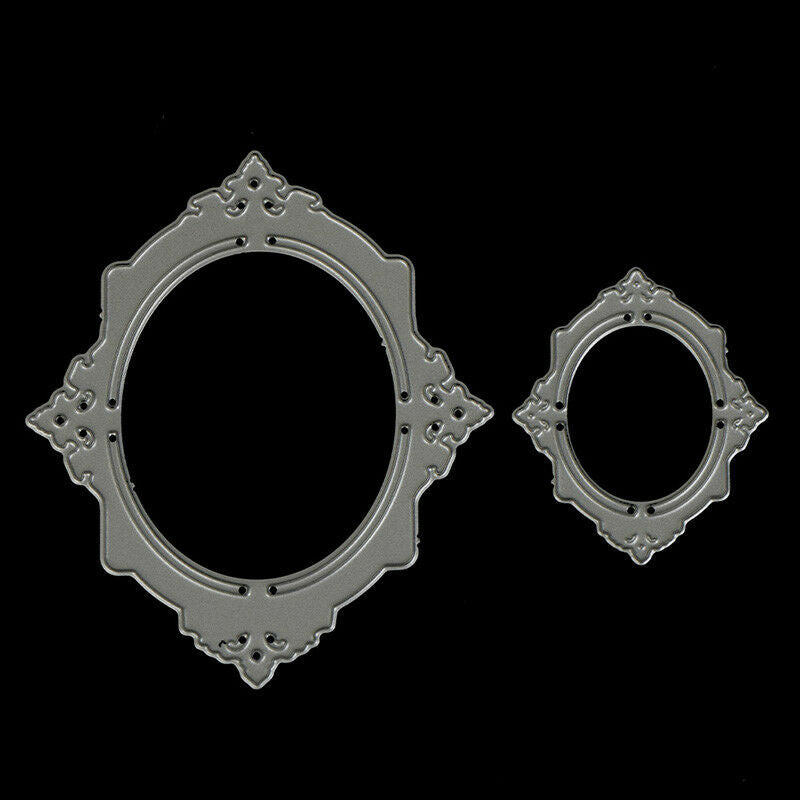 Metal Oval photo frame Cutting Dies Stencil DIY Scrapbooking Album Paper C.l8